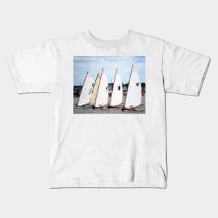 Sailing in a Row Kids T-Shirt